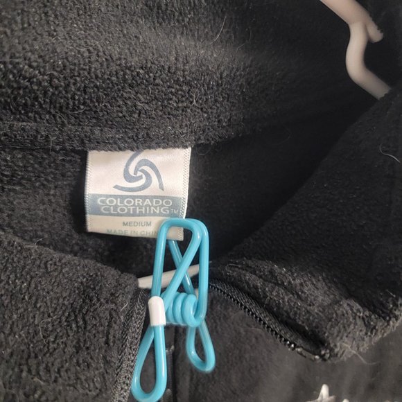 GUC Colorado Clothing Black Full Zip Fleece Sweater | Mercy Hospital | - Picture 5 of 6